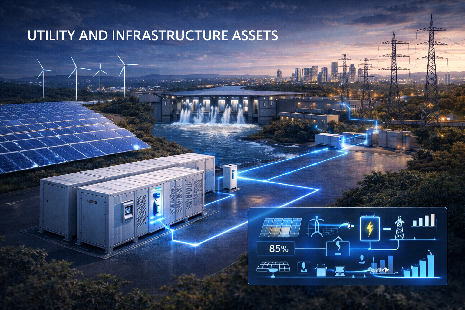 Utility-scale renewable energy infrastructure